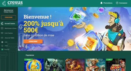 ARJEL Casino Cresus