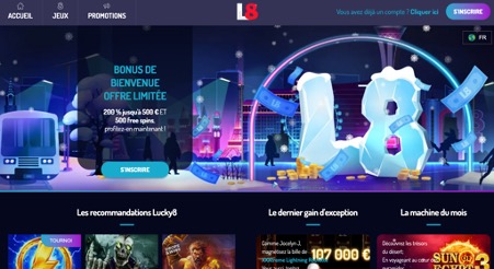 ARJEL Casino Lucky8 Casino