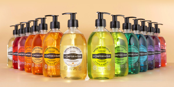 Savons de Marseille liquides Le Comptoir du bain