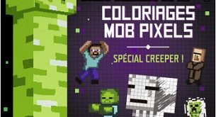 Minecraft-coloriages-mob-pixels-creeper-404-editions