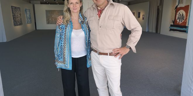 Diane Detalle et Billy Zane exposent leurs oeuvres à Saint-Jean-Cap-Ferrat