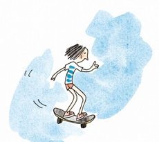 Gabi-sur-son-skate-Ecole-des-loisirs