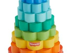 Mattel-Fisher-price-wood-empileur-anneaux