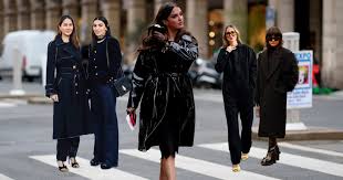 élégant total look noir