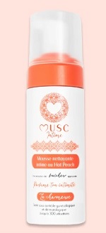 Musc-intime-Hot-Peach-mousse-nettoyante-intime