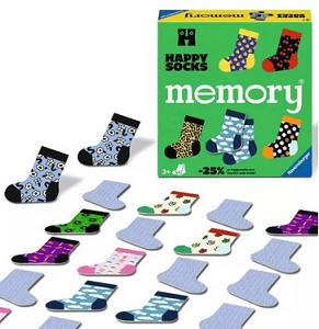Ravensburger-Memory-Happy-Socks-jeu Ravensburger-Memory-Happy-Socks-jeu