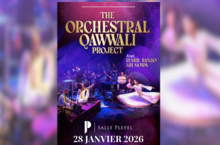 Abi Sampa et Rushil Ranjan avec The Orchestral Qawwali Project – Salle Pleyel, Paris 2026.