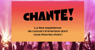 affiche promotionnelle chante ! immersif concert paris