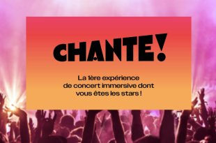 affiche promotionnelle chante ! immersif concert paris