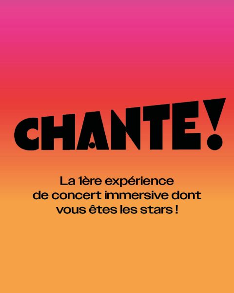 image logo chante ! expérience de concert immersive Chante ! à Paris avec public virtuel