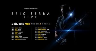 Eric Serra Live sur scène lors de sa tournée française 2026 à l’Accor Arena de Paris