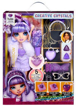 MGA-Entertainment-poupée-Rainbow-high-creative-crystals-Violet-coffret MGA-Entertainment-poupée-Rainbow-high-creative-crystals-Violet-coffret