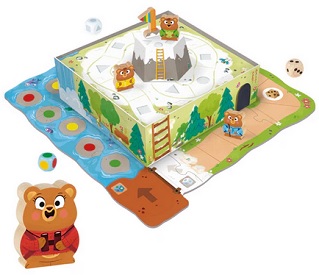 jeu-Bear-Adventure-oursons-Jumbo-goula-plateau-jeu jeu-Bear-Adventure-oursons-Jumbo-goula-plateau-jeu