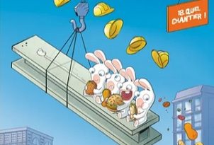 The-lapins-cretins-T8-Quel-chantier-Glenat