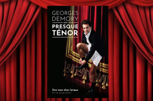 Georges Demory sur scène dans son spectacle humour opéra au Théâtre Le Lieu à Paris