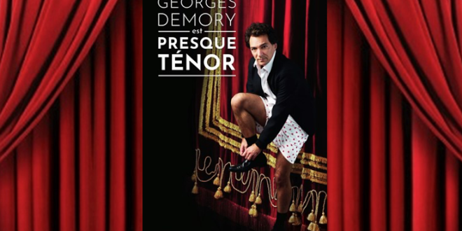 Georges Demory sur scène dans son spectacle humour opéra au Théâtre Le Lieu à Paris