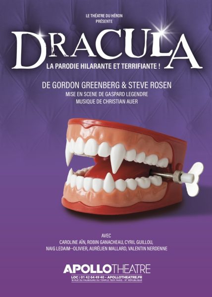 Dracula la parodie hilarante et terrifiante au théâtre Apollo en 2026
