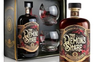 Premium-craft-spirits-coffret-metal-rhum-demons-share-bouteille-2verres