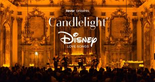 Candlelight Disney Chansons d'Amour en France avec un quatuor à cordes jouant les plus grandes musiques Disney à la lumière de milliers de bougies.