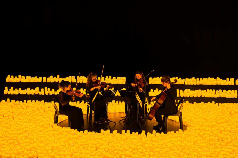 Candlelight Signature au Jardin d’Acclimatation avec un quatuor à cordes et des milliers de bougies