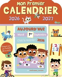 Mon premier calendrier 2026-2027 – Ed. Gründ