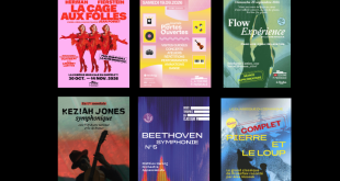 plein d'affiches de spectacles et concert pour la saison 2026 2027 de la seine musicale