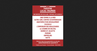 Théâtre Lucas-Paumier programmation spectacles Paris 2026