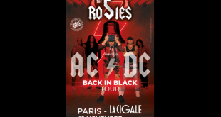The 5 Rosies en concert pour le Back in Black Tour consacré à AC/DC à La Cigale à Paris