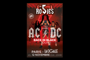 The 5 Rosies en concert pour le Back in Black Tour consacré à AC/DC à La Cigale à Paris