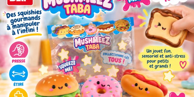 MushMeez Taba : les squishies gourmands de Bandai qui vont faire craquer les enfants