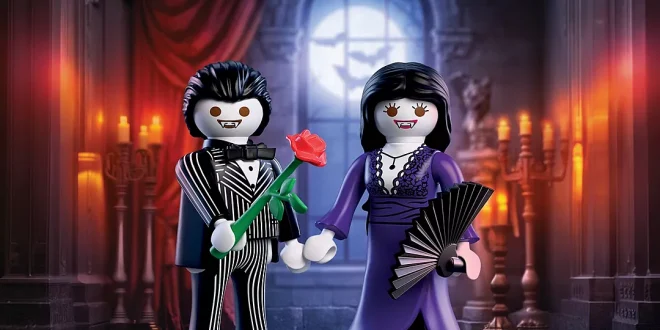 🧛 Couple de vampires PLAYMOBIL : une touche de mystère pour Halloween